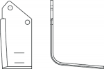 Schlagmesser Howard 9901/9924 - 9900/9923 Bellota Agrisolutions