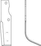 Cuchilla para motocultores 1479 Bellota Agrisolutions