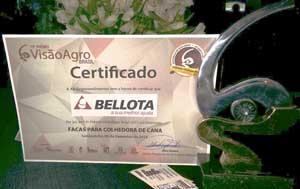 Nummer 1 Brasiliens im Bereich Messer für Zuckerrohrernter VisãoAgro-Preis in Brasilien 2015